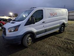 Salvage trucks for sale at San Diego, CA auction: 2015 Ford Transit T-150