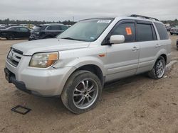 Salvage cars for sale from Copart Houston, TX: 2006 Honda Pilot LX