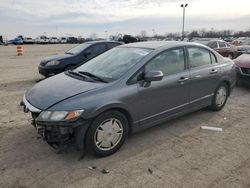 2009 Honda Civic Hybrid en venta en Indianapolis, IN