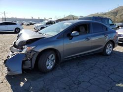 Salvage cars for sale at Colton, CA auction: 2013 Honda Civic LX