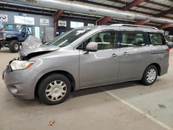 Salvage cars for sale at Assonet, MA auction: 2013 Nissan Quest S