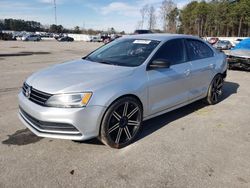 Vehiculos salvage en venta de Copart Dunn, NC: 2015 Volkswagen Jetta SE