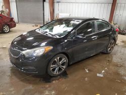 Salvage cars for sale at Lansing, MI auction: 2016 KIA Forte EX