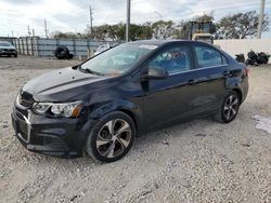 Salvage cars for sale at auction: 2017 Chevrolet Sonic Premier