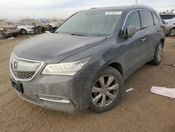 Salvage cars for sale from Copart Brighton, CO: 2016 Acura MDX Advance