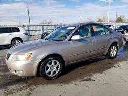 Hyundai Sonata GLS salvage cars for sale: 2006 Hyundai Sonata GLS