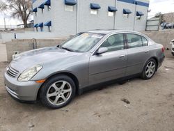 Infiniti Vehiculos salvage en venta: 2004 Infiniti G35