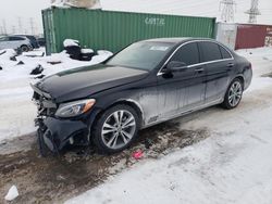 Mercedes-Benz C300 salvage cars for sale: 2018 Mercedes-Benz C300