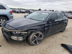 Salvage cars for sale from Copart San Antonio, TX: 2018 Honda Accord Sport