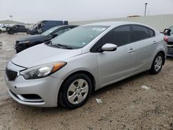 Salvage cars for sale from Copart Houston, TX: 2016 KIA Forte LX