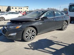 Salvage cars for sale at Wilmer, TX auction: 2023 Chevrolet Malibu RS