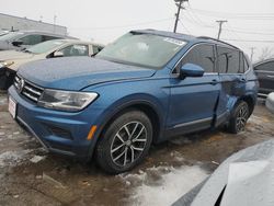 Salvage cars for sale from Copart Chicago Heights, IL: 2018 Volkswagen Tiguan SE