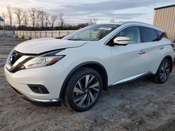 Salvage cars for sale at Spartanburg, SC auction: 2018 Nissan Murano S