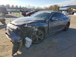 Salvage cars for sale at Florence, MS auction: 2018 Infiniti Q60 Luxe 300