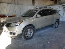 Salvage cars for sale at Tulsa, OK auction: 2017 Chevrolet Traverse LT