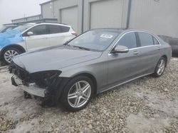 Salvage cars for sale at Wayland, MI auction: 2015 Mercedes-Benz S 550 4matic