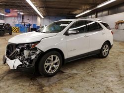 Salvage cars for sale from Copart Wheeling, IL: 2018 Chevrolet Equinox Premier