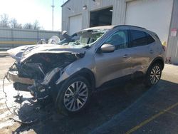 Salvage cars for sale at Rogersville, MO auction: 2021 Ford Escape Titanium