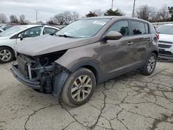 Salvage cars for sale from Copart Moraine, OH: 2015 KIA Sportage LX