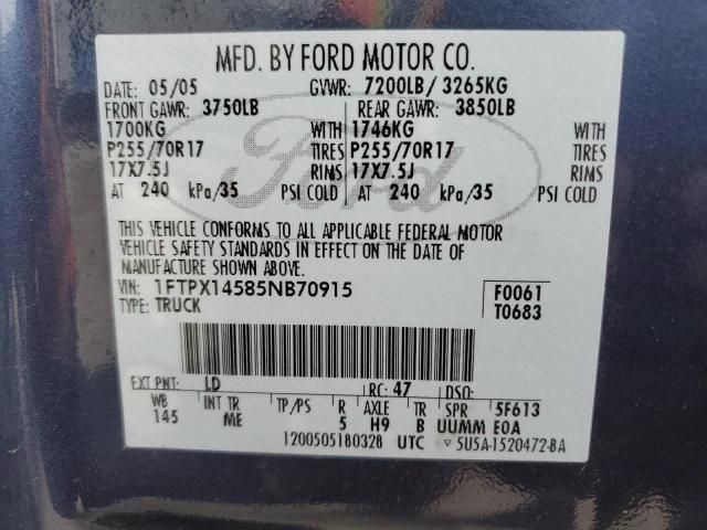 2005 Ford F150