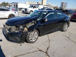 Salvage cars for sale at New Orleans, LA auction: 2018 Honda Civic LX
