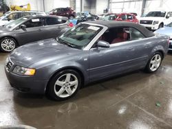 Salvage cars for sale at Ham Lake, MN auction: 2004 Audi A4 Quattro