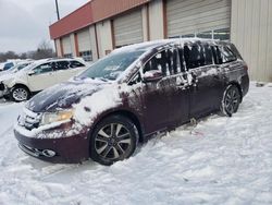 Salvage cars for sale from Copart Fort Wayne, IN: 2015 Honda Odyssey Touring