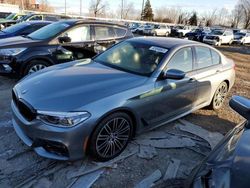 Salvage cars for sale at Lansing, MI auction: 2018 BMW 540 XI