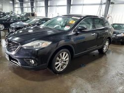 Salvage cars for sale at Ham Lake, MN auction: 2014 Mazda CX-9 Grand Touring