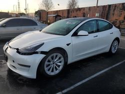 Vehiculos salvage en venta de Copart Wilmington, CA: 2022 Tesla Model 3