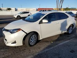 Toyota Corolla L Vehiculos salvage en venta: 2018 Toyota Corolla L