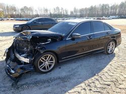 Salvage cars for sale from Copart Charles City, VA: 2013 Mercedes-Benz C 250