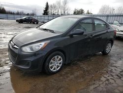Salvage cars for sale at Bowmanville, ON auction: 2013 Hyundai Accent GLS