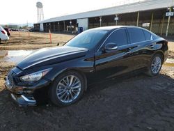 Salvage cars for sale at Phoenix, AZ auction: 2020 Infiniti Q50 Pure