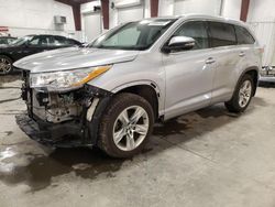 Toyota Highlander Vehiculos salvage en venta: 2016 Toyota Highlander Limited