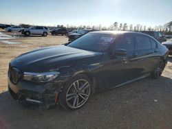 Salvage cars for sale at Houston, TX auction: 2018 BMW 740 I