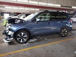 Salvage cars for sale at Dyer, IN auction: 2017 Subaru Forester 2.5I Premium
