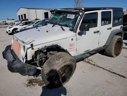 Salvage cars for sale at Tulsa, OK auction: 2015 Jeep Wrangler Unlimited Sport