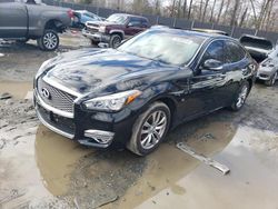 Salvage cars for sale at Waldorf, MD auction: 2019 Infiniti Q70 3.7 Luxe