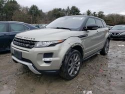 Salvage cars for sale at Mendon, MA auction: 2013 Land Rover Range Rover Evoque Dynamic Premium