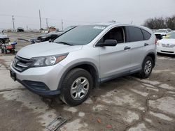 Salvage cars for sale from Copart Oklahoma City, OK: 2012 Honda CR-V LX