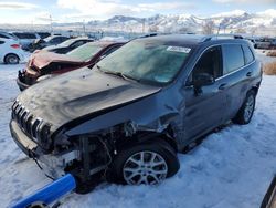 Jeep salvage cars for sale: 2017 Jeep Cherokee Latitude