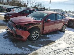 Ford salvage cars for sale: 2017 Ford Fusion SE