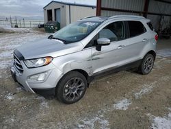 Salvage cars for sale from Copart Helena, MT: 2018 Ford Ecosport Titanium