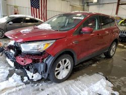 Salvage cars for sale at Mcfarland, WI auction: 2017 Ford Escape SE