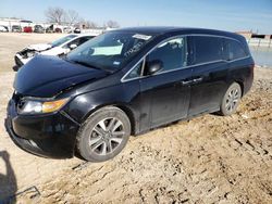 Salvage cars for sale from Copart Haslet, TX: 2017 Honda Odyssey Touring