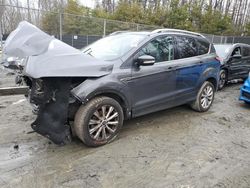 Ford Escape Titanium salvage cars for sale: 2017 Ford Escape Titanium