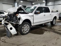 Salvage cars for sale from Copart Ham Lake, MN: 2013 Ford F150 Supercrew