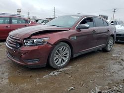 Salvage cars for sale from Copart Chicago Heights, IL: 2015 Ford Taurus Limited