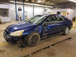 Salvage cars for sale at Wheeling, IL auction: 2004 Honda Accord LX